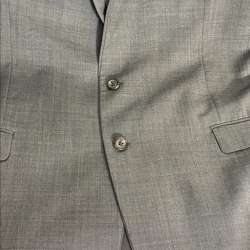 Ralph Lauren Wool Men's Gray Vintage Suit Blazer - Picture 13 of 16